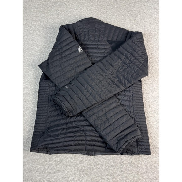 Eddie Bauer Jacket Mens Medium Black StormDown 800 Down Puffer Insulated Zip - Picture 8 of 9